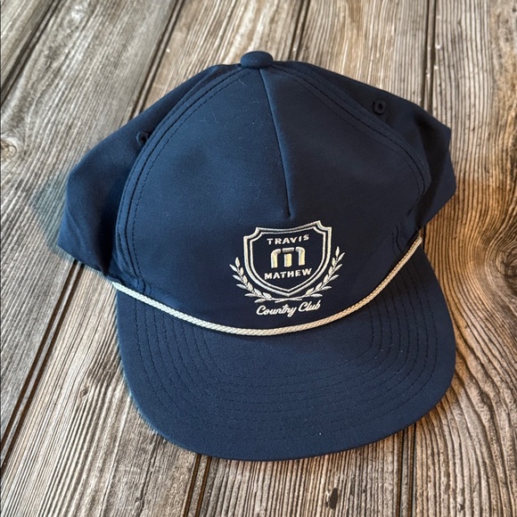 Travis Mathew Other - Travis Mathew hat country club gold navy Blue Baseball Cap SnapBack